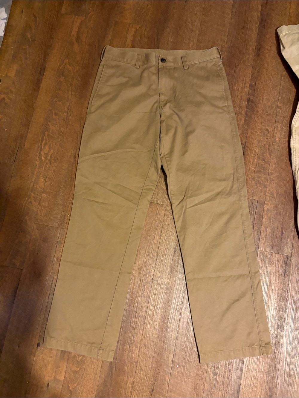 Haggar Men's Tan Chino Pants - Classic Straight Fit